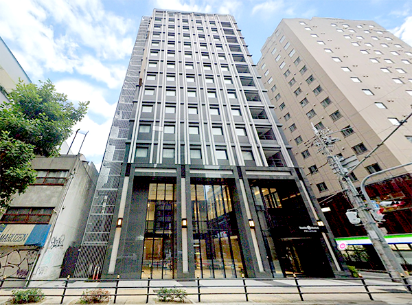 スマイルホテルプレミアム大阪東心斎橋／大阪府大阪市中央区島之内２丁目13－17